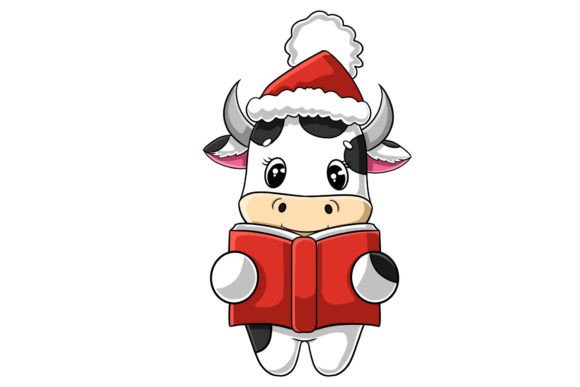 Christmas Cow Vector Illustration: Graphics Review