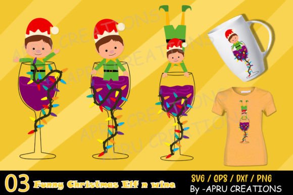 Christmas Funny Elf and Wine: An Embroidery Review