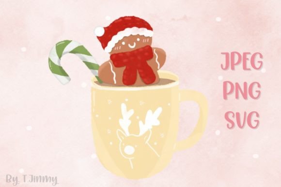 Christmas Yellow Mug Graphics & Illustrations Review
