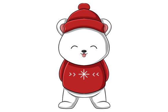 Cute Christmas Bear Character: Graphics & Illustrations Review