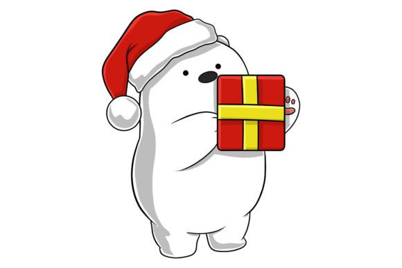 Cute Christmas Bear Graphics & Illustrations Review