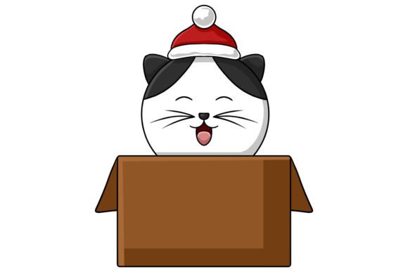 Cute Christmas Cat in the Box: An Embroidery Review