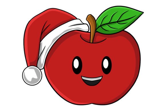 Cute Christmas Character Apple: Graphics & Illustrations Review