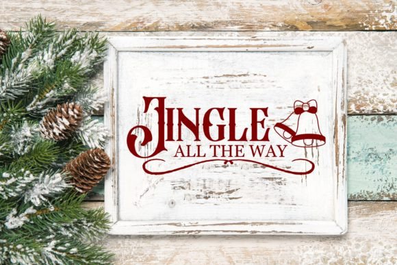 Jingle All the Way Christmas SVG Graphics & Illustrations
