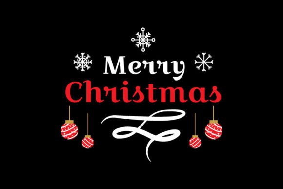 Merry Christmas Word Illustration Design: Graphics Review