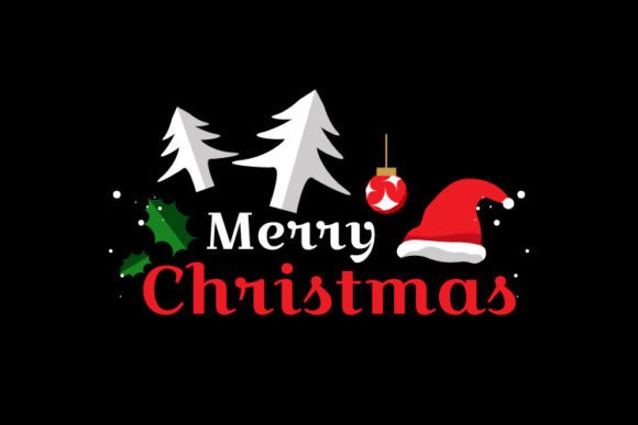 Merry Christmas Word Logo: Graphics & Illustrations Review