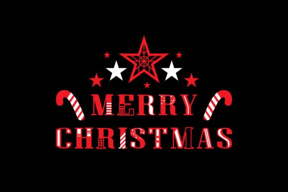 Merry Christmas Word Typography Vector: A Festive Graphics Gem