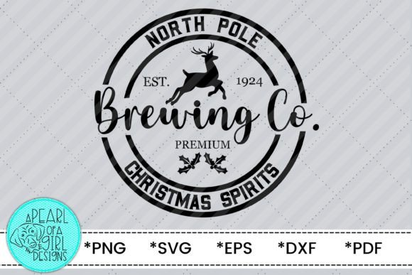 North Pole Brewing Co. Christmas SVG Graphics & Illustrations